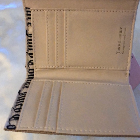 Juicy Couture Cafe Upgrade U Double Sided Trifold Wallet NWT - Picture 11 of 16